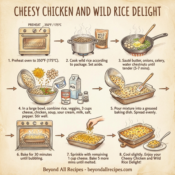Cheesy Chicken and Wild Rice Delight instructions