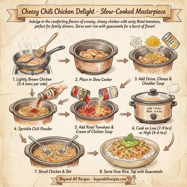 Cheesy Chili Chicken Delight instructions