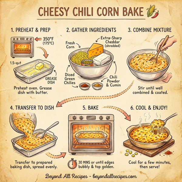 Cheesy Chili Corn Bake instructions