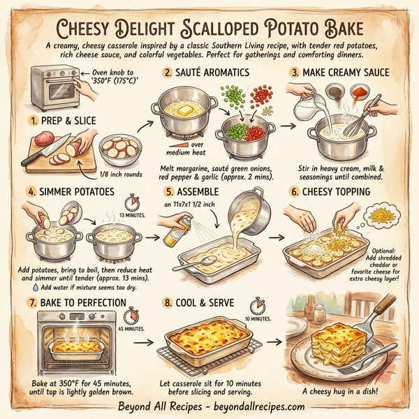 Cheesy Delight Scalloped Potato Bake instructions