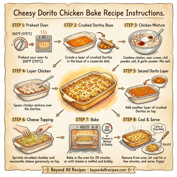 Cheesy Dorito Chicken Bake instructions