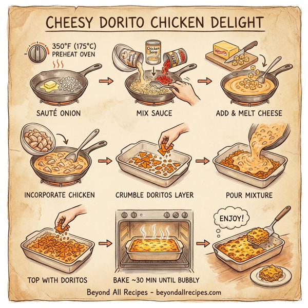Cheesy Dorito Chicken Delight instructions