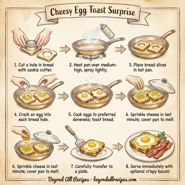 Cheesy Egg Toast Surprise instructions