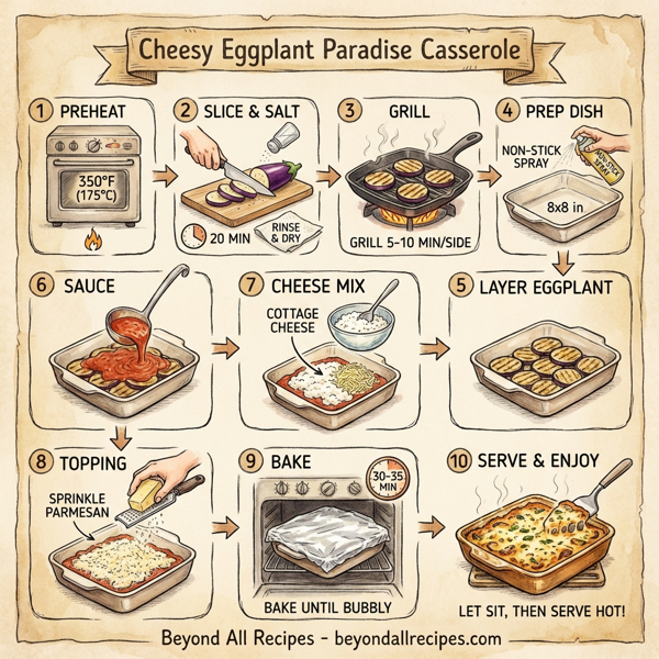 Cheesy Eggplant Paradise Casserole instructions