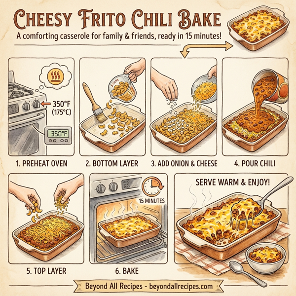 Cheesy Frito Chili Bake instructions