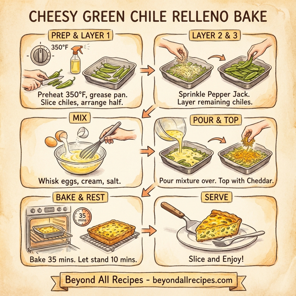 Cheesy Green Chile Relleno Bake instructions