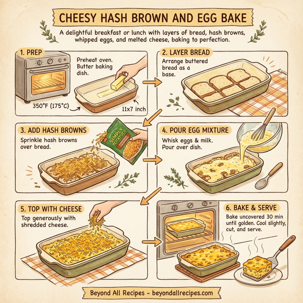 Cheesy Hash Brown and Egg Bake instructions