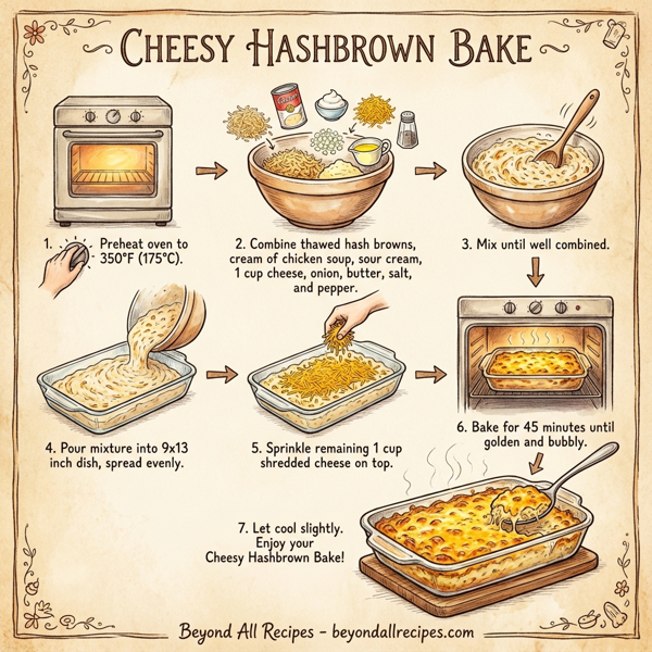Cheesy Hashbrown Bake instructions
