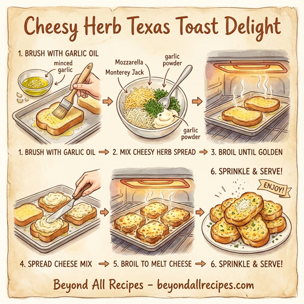 Cheesy Herb Texas Toast Delight instructions