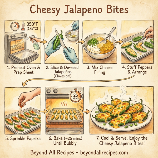 Cheesy Jalapeno Bites instructions