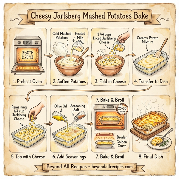 Cheesy Jarlsberg Mashed Potatoes Bake instructions