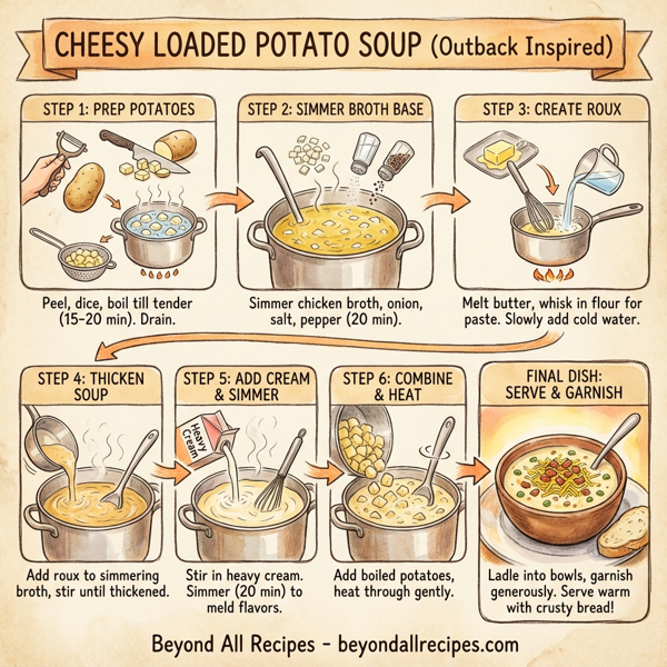 Cheesy Loaded Potato Soup instructions