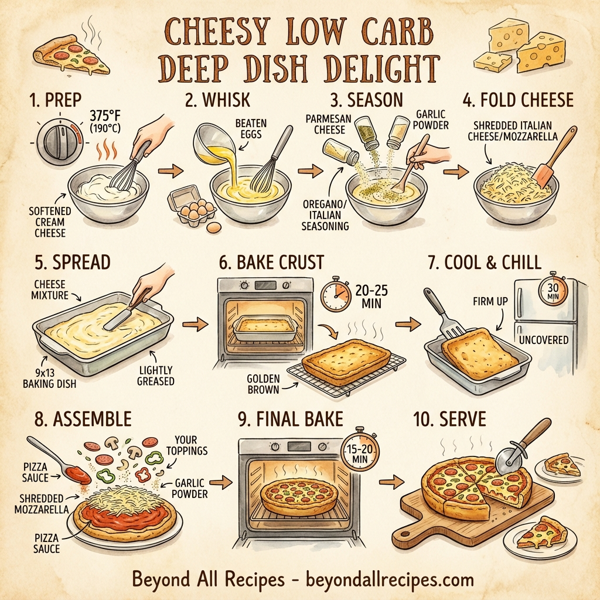 Cheesy Low Carb Deep Dish Delight instructions