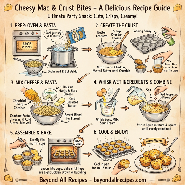 Cheesy Mac & Crust Bites instructions