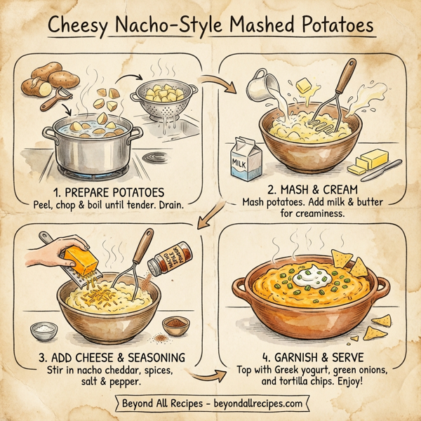 Cheesy Nacho-Style Mashed Potatoes instructions