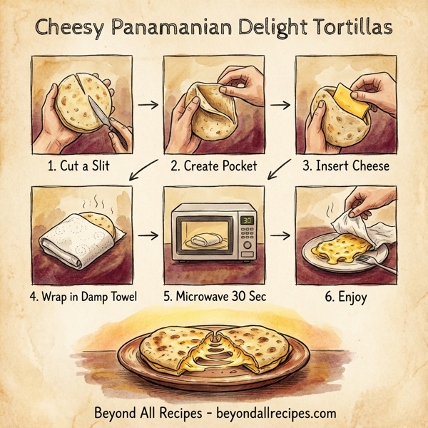 Cheesy Panamanian Delight Tortillas instructions