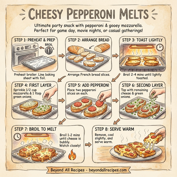 Cheesy Pepperoni Melts instructions