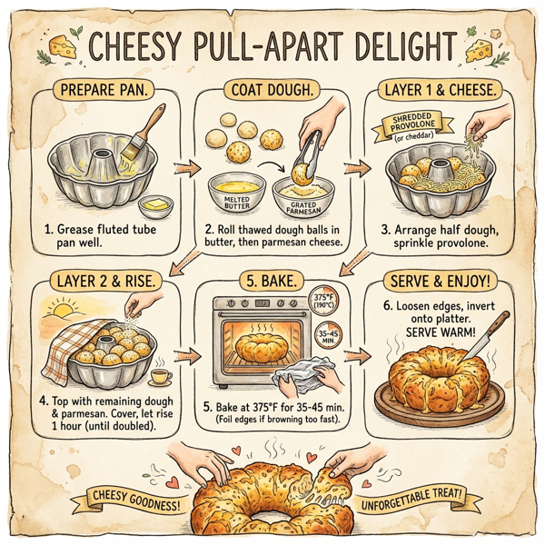 Cheesy Pull-Apart Delight instructions