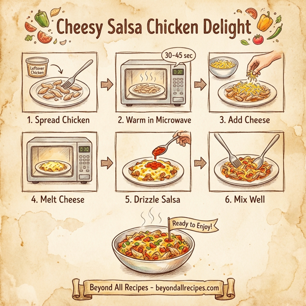 Cheesy Salsa Chicken Delight instructions