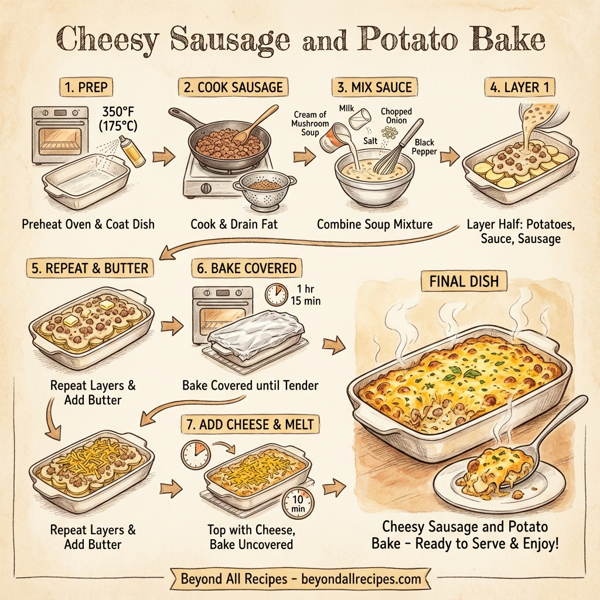 Cheesy Sausage and Potato Bake instructions