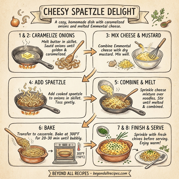 Cheesy Spaetzle Delight instructions