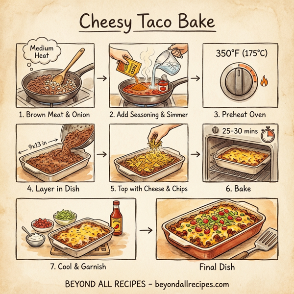 Cheesy Taco Bake instructions