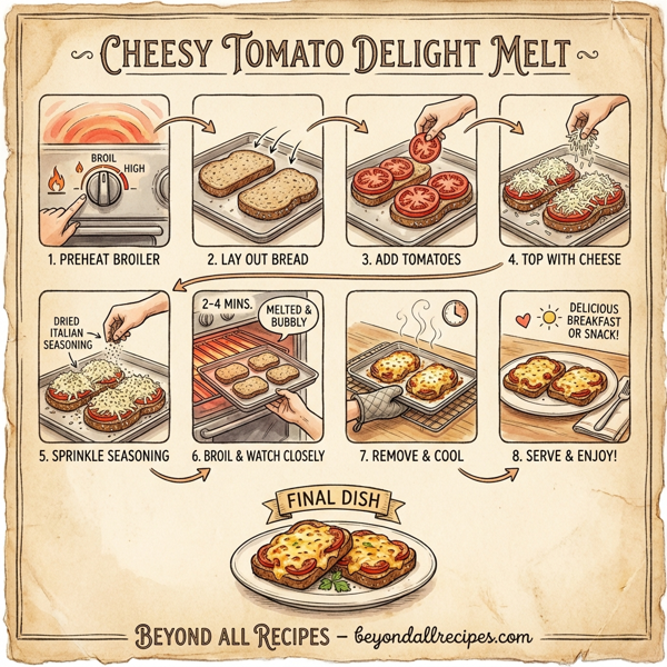 Cheesy Tomato Delight Melt instructions
