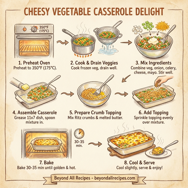 Cheesy Vegetable Casserole Delight instructions