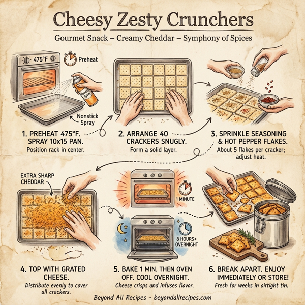 Cheesy Zesty Crunchers instructions