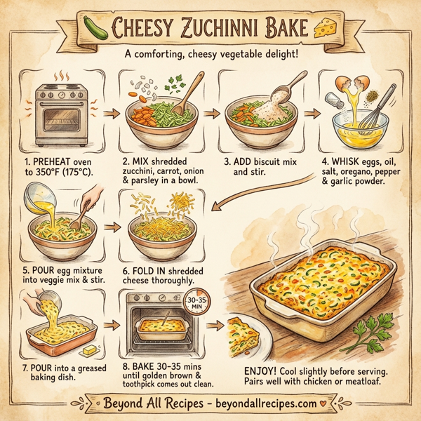 Cheesy Zucchini Bake instructions