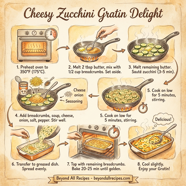 Cheesy Zucchini Gratin Delight instructions