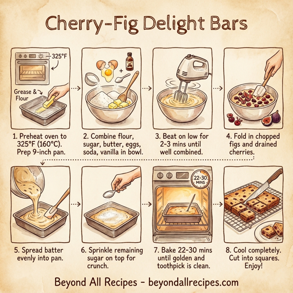 Cherry-Fig Delight Bars instructions
