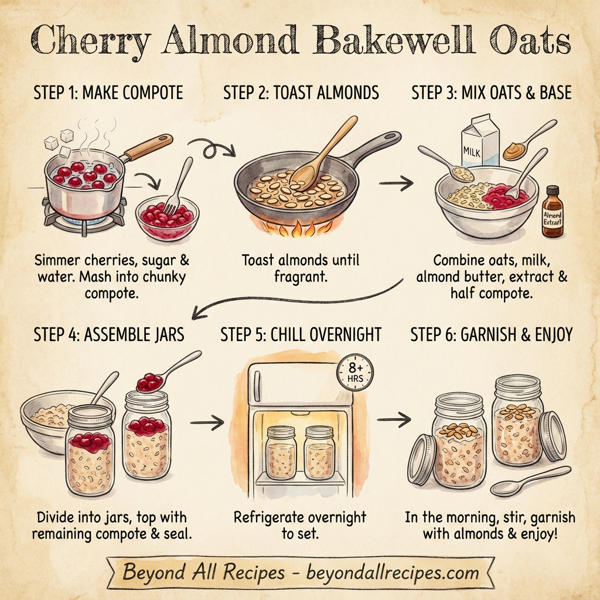 Cherry Almond Bakewell Oats instructions