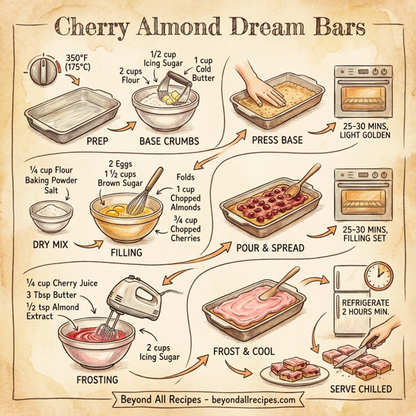 Cherry Almond Dream Bars instructions