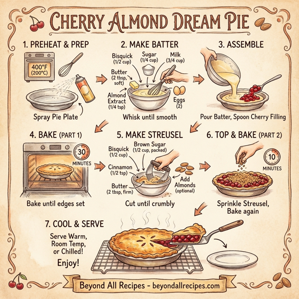 Cherry Almond Dream Pie instructions
