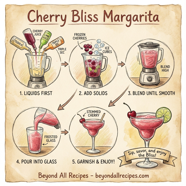Cherry Bliss Margarita instructions