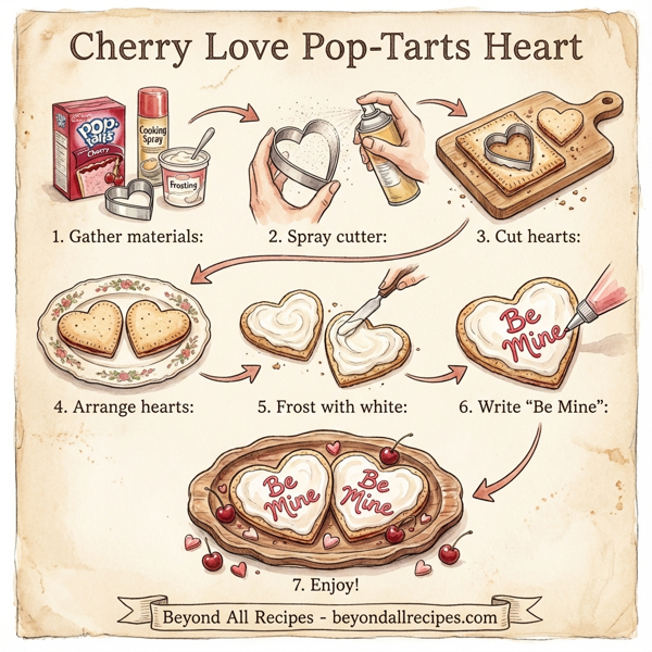 Cherry Love Pop-Tarts Heart instructions