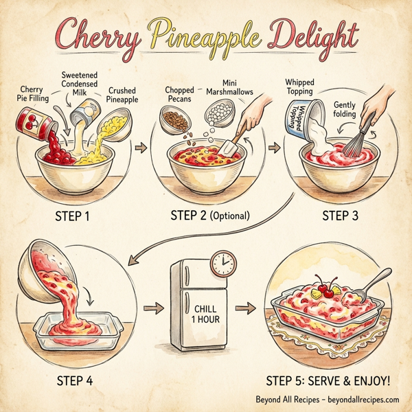 Cherry Pineapple Delight instructions