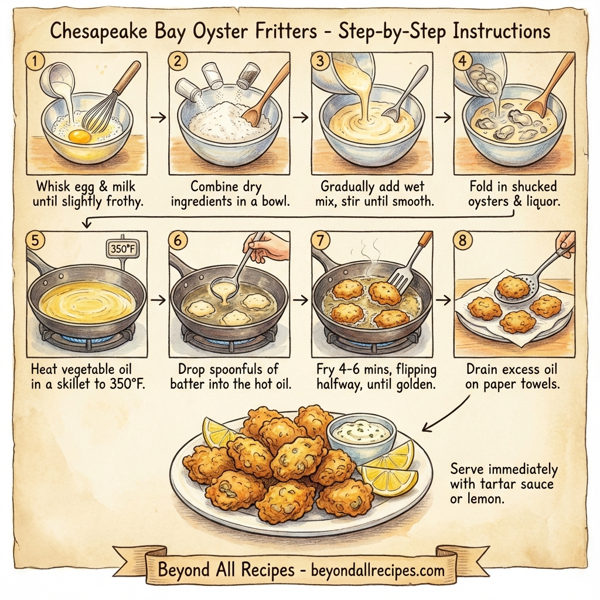 Chesapeake Bay Oyster Fritters instructions