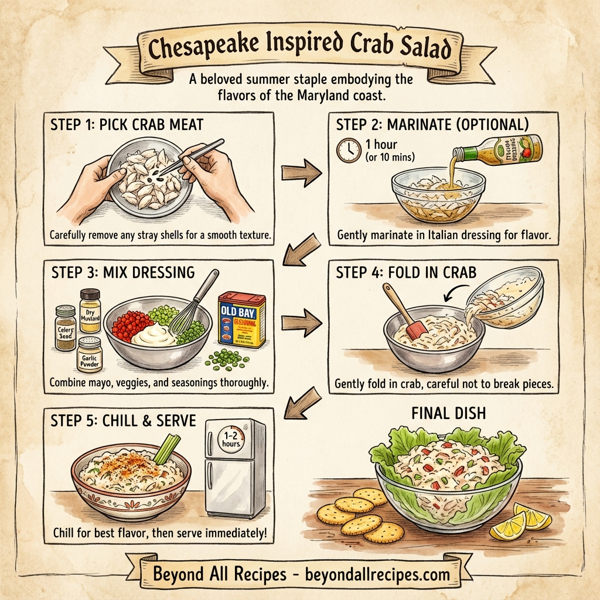 Chesapeake Inspired Crab Salad instructions