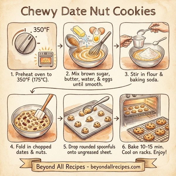 Chewy Date Nut Cookies instructions