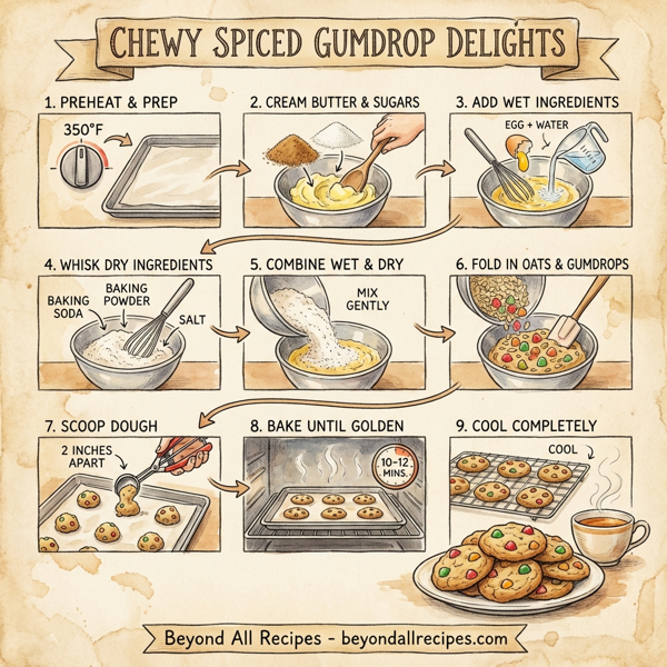 Chewy Spiced Gumdrop Delights instructions