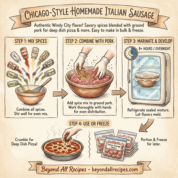 Chicago-Style Homemade Italian Sausage instructions