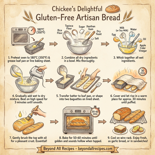 Chickee's Delightful Gluten-Free Artisan Bread instructions