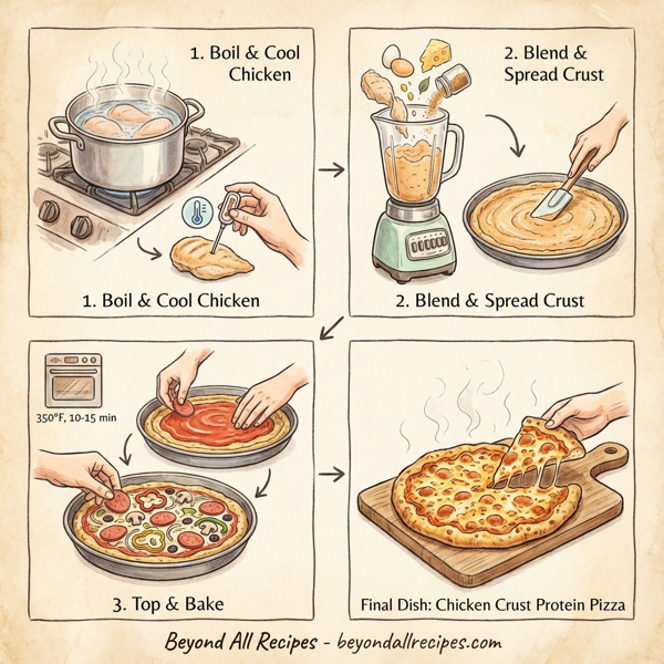 Chicken Crust Protein Pizza instructions