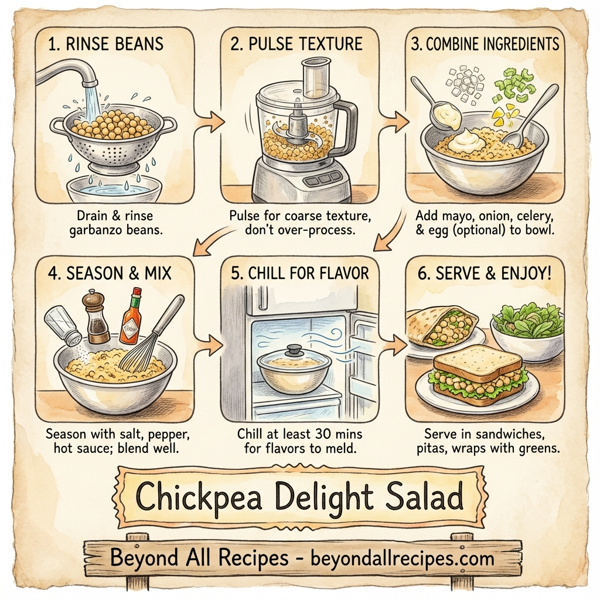 Chickpea Delight Salad instructions