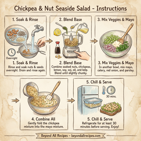 Chickpea & Nut Seaside Salad instructions