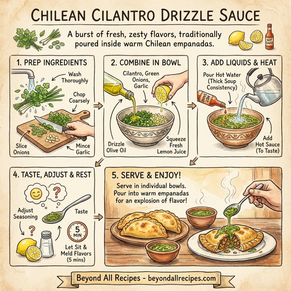 Chilean Cilantro Drizzle Sauce instructions