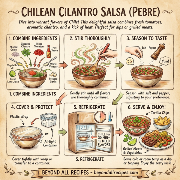 Chilean Cilantro Salsa (Pebre) instructions