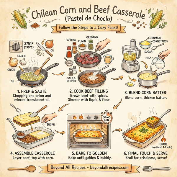 Chilean Corn and Beef Casserole instructions